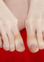 ATK Galleria: Abby Rain (Abby dangles her sexy feet and spreads her sweet pink meat)