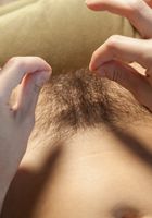 Anastasia poses to show her marvelous muff., Helen (ana038) ATK Natural & Hairy: Helen (Anastasia poses to show her marvelous muff.)