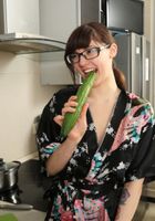 ATK Natural & Hairy: Anni Bay (Cucumber sex in the kitchen.)