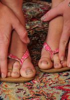 ATK Archives: Apple (Apple the blonde gal showing her feet)