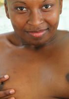 ATK Petites: Babydoll (Black model Babydoll spreads her pussy)