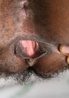 ATK Exotics: Babydoll (Black model Babydoll spreads her pussy)