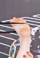 ATK Archives: Barbara Babeurre (Hairy Redhead Barbara takes off her panties)