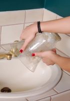 ATK Galleria: Bella Luciano (Bella Luciano takes a squat and pees in a vase)