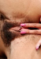 ATK Exotics: Cherry (Cherry plays with her hairy muff)