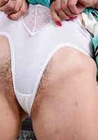 ATK Natural & Hairy: Cristine Ruby (Cristine shows off her sexy soles and sweet mature holes.)