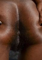 ATK Petites: Nina Devon (Hairy Black model Nina shows off her bush)