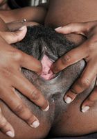 ATK Natural & Hairy: Nina Devon (Nina Devon has a nubile black body and generous bush.)