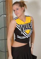 ATK Archives: Ebin Emerson (Naughty coed Ebin teases in her uniform and spreads her pussy)