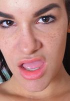 ATK Galleria: Eden Sin (Eden strips off her sexy lingerie and spreads)