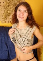 ATK Archives: Elena (Sexy hairy babe Elena teases with her feet and hairy beaver)