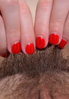 ATK Natural & Hairy: Ember Stone (Ember waves her muff at the camera)