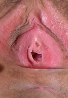 ATK Natural & Hairy: Ember Stone (Ember gapes her pretty pink furry pussy.)