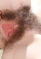 ATK Natural & Hairy: Emma Evins (Emma strips down and gapes her hairy pink pussy)