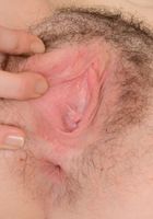 ATK Natural & Hairy: Emma Evins (Emma Evins Poses in a Bright Red Coat)