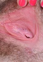 ATK Natural & Hairy: Emma Evins (Emma shows her pretty pink lady parts.)