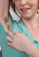 ATK Natural & Hairy: Emma Evins (Emma pulls her legs back and gapes her hairy pussy)