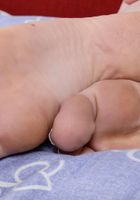 ATK Natural & Hairy: Emma Evins (Emma Evins stripping out of black lingerie.)