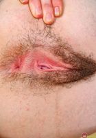 ATK Natural & Hairy: Emma Evins (Emma strips down and throws some gape at the camera.)