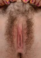 ATK Natural & Hairy: Emma Evins (Emma Evins flaunting her tiny hairy hole.)