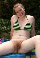 ATK Natural & Hairy: Gemma (Sexy red head lady shows off body in bikini)