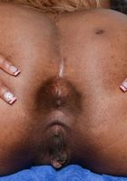 ATK Exotics: Serenity Evans (Ebony Serenity spreads her ass)