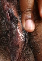 ATK Exotics: Jada (Naughty black babe Jada teases with her hairy pussy)