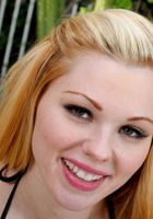 ATK Galleria: Jayme Langford (Black bikini and red heels, outside with Jayme)