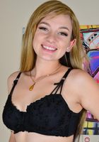 ATK Petites: Lila Lavay (Lila Lavay shows off her ass in little black lingerie)