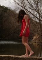 ATK Natural & Hairy: Josie (Red dress on an winter's day)