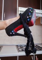 ATK Natural & Hairy: Juli (Juli flaunts her tempting hairy twat.)