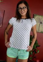 ATK Natural & Hairy: Kacie Castle (Kacie pulls her legs back for hairy twat spreads)