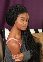 ATK Exotics: Kahlista Stonem (Ebony Kahlista opens her pussy)