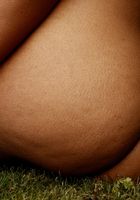 ATK Exotics: Kellie (Black model Kellie spreads her pussy outdoors)