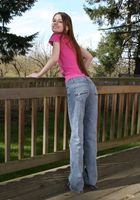 ATK Archives: Kennedy Kressler (Naughty amateur Kennedy teases and spreads her shaved pussy outdoors)