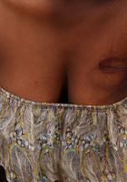 ATK Exotics: Kim Kandy (Black model Kim strip naked in the kitchen)