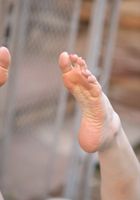 ATK Archives: Kristy Snow (Horny babe Kristy teases and gets naked outdoors)