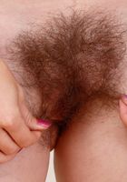 ATK Natural & Hairy: Lara Brookes (Hairy babe Lara spreads her thick hairy pussy)