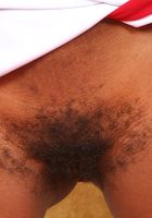 ATK Exotics: Layla (Hairy black babe Layla teases with her hairy pussy)