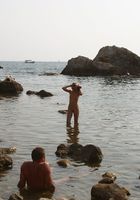 ATK Archives: Lena (Naughty babe Lena loves to be naked outdoors & walks around the beach)