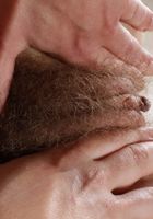 ATK Natural & Hairy: Leona (Leona goes ass in the air and gapes)