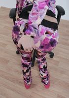 ATK Natural & Hairy: Evelyne (Evelyne showing off her tight hairy pussy and pretty little ass.)