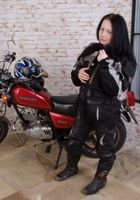 ATK Archives: Lizzie (Lizzie is a sexy coed stripping from her biker gear)