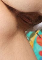 ATK Archives: Malika (Hairy Russian Malika strips out her cheerleader outfit)