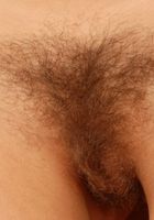 ATK Archives: Mariah (Hairy Mariah spreads in the kitchen showing mouthfuls of muff.)