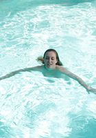 ATK Archives: Jessie Parker (Naughty coed Mattie Borders gets naked and jumps in the pool.)