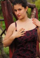 ATK Exotics: Mia (hairy Argentinian Ma goes nude outdoors)