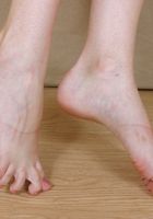 ATK Archives: Mirella (Naughty babe Mirella teases with her sexy feet and shaved pussy)