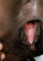 ATK Exotics: Mistique (Black model Mistique spreads her hole)