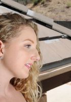 ATK Archives: Willow Lynn (Sexy blonde Willow spreads her trimmed pussy outdoors)